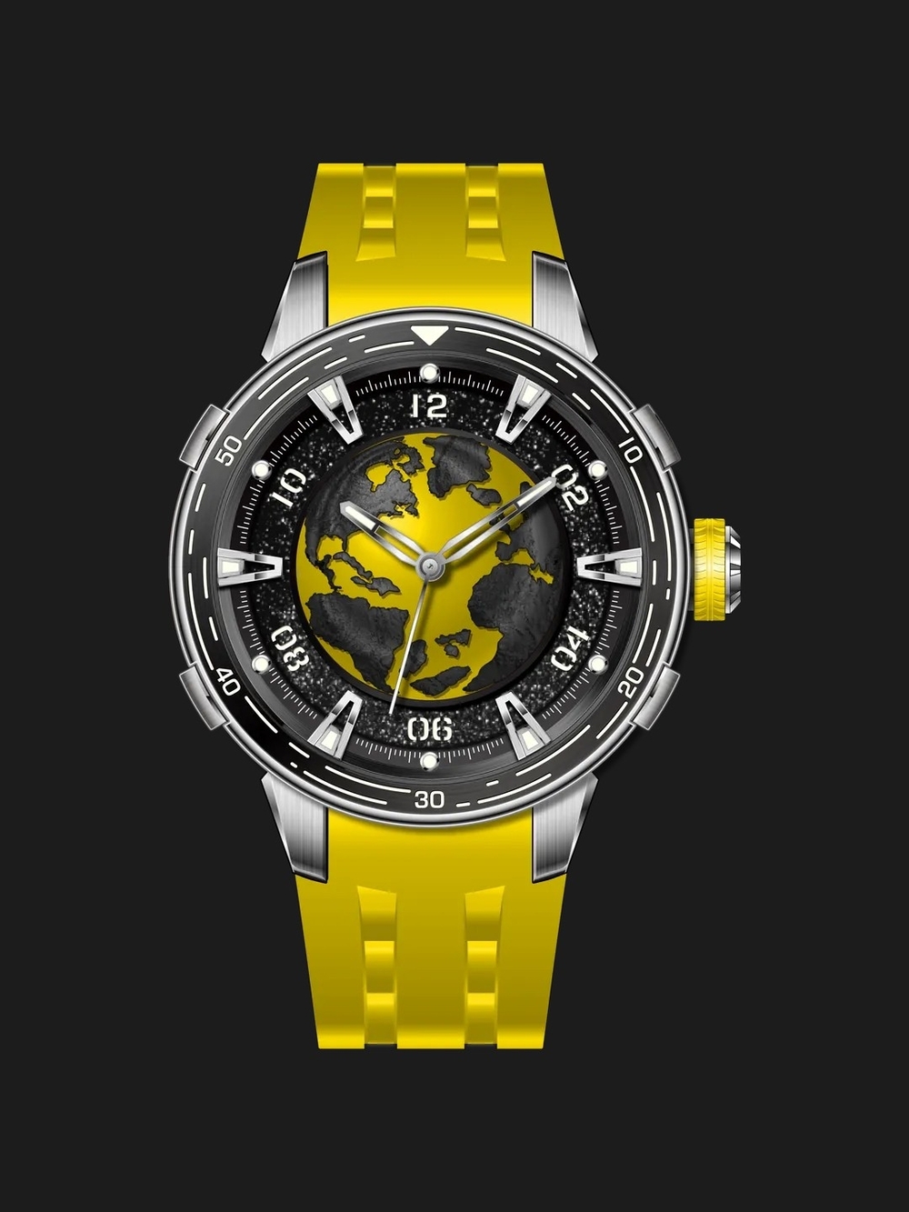 Invicta Object D Art Aphelior  Globe Automatic Mens Watch 40.2 MM